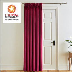 Lined Velour Door Curtains